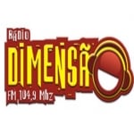 Logo da emissora Rádio Dimensão 104.9 FM