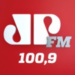 Logo da emissora Rádio Jovempan 100.9 FM