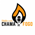 Logo da emissora Rádio Chama de Fogo
