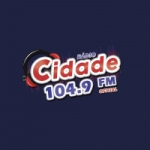 Logo da emissora Rádio Cidade FM 104.9