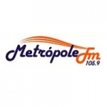 Logo da emissora Rádio Metrópole 105.9 FM