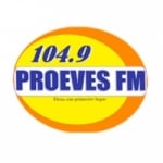 Logo da emissora Rádio Proeves 104.9 FM
