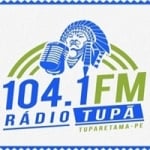 Logo da emissora Rádio Tupã 104.1 FM