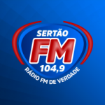 Logo da emissora Rádio Sertão 104.9 FM
