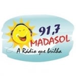 Logo da emissora Rádio Madasol 91.7 FM