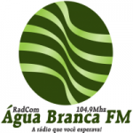 Logo da emissora Rádio Água Branca 104.9 FM