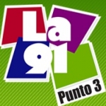 Logo da emissora Radio La 91.3 FM