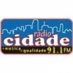 Logo da emissora Radio Cidade 91.1 FM