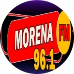 Logo da emissora Rádio Morena FM 96