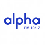 Logo da emissora Rádio Alpha 101.7 FM