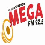 Logo da emissora Rádio Mega Litoral 92.5 FM